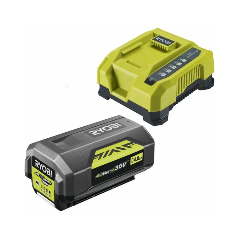 1 batterie lithium+ 36V - RYOBI RY36BC60A-140 - 4,0 Ah et 1 chargeur rapide 6,0 A - Image 2