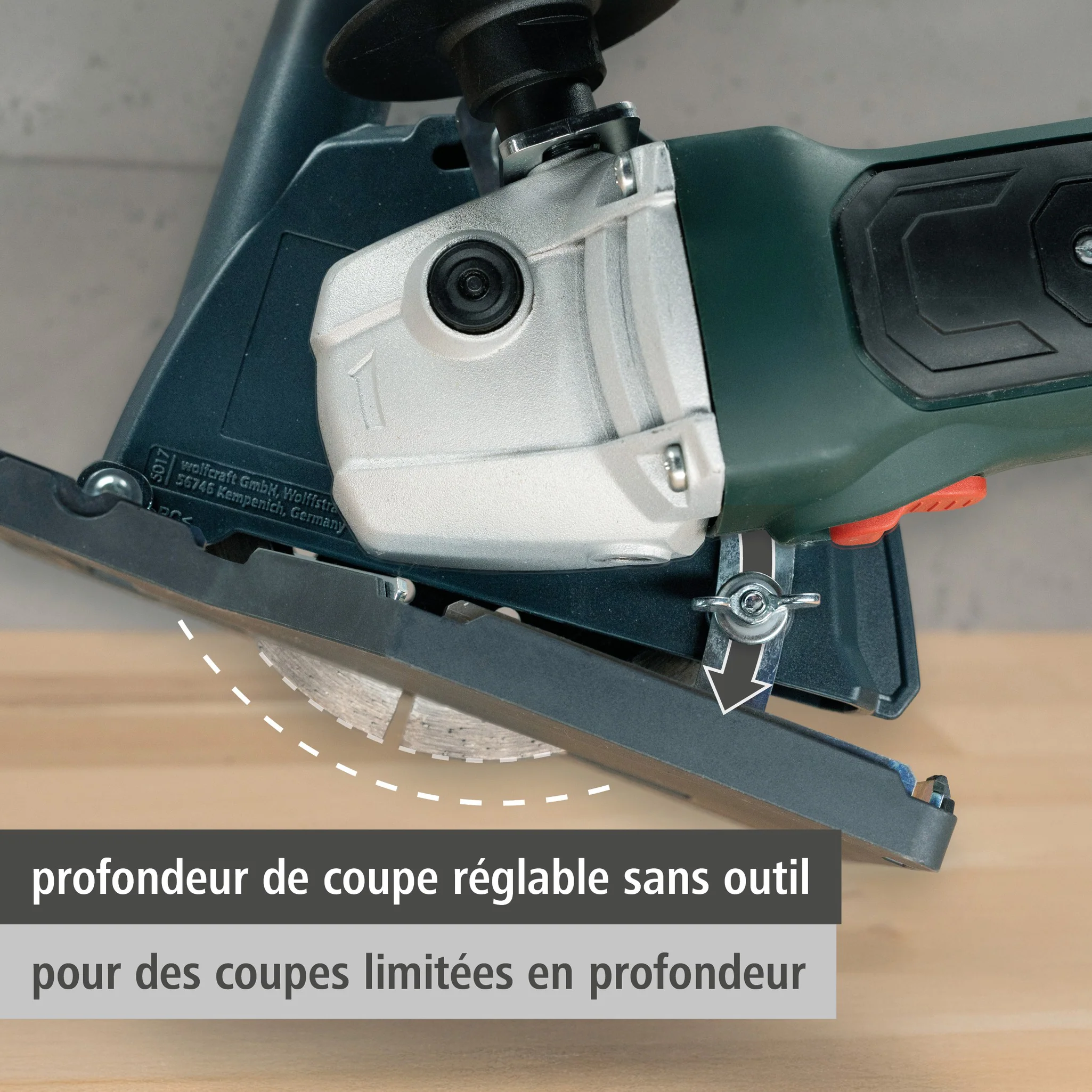 Capot d'aspiration pour meuleuses - WOLFCRAFT - 5017000 - Image 6