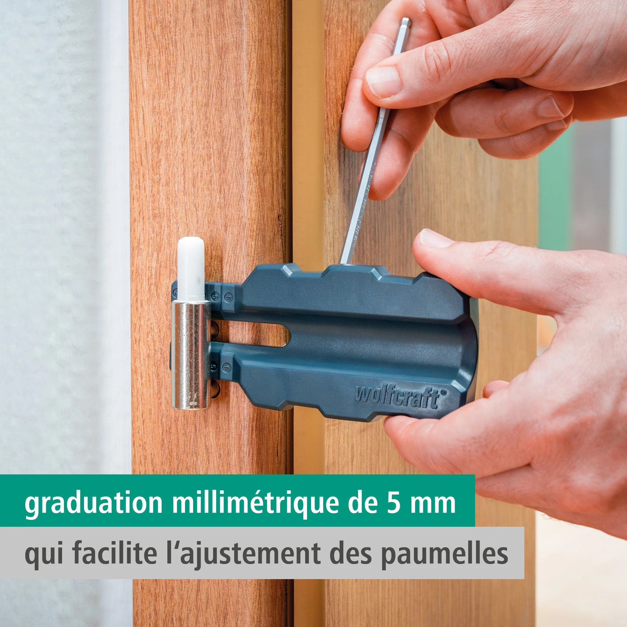 Kit de pose pour porte 3pcs - WOLFCRAFT - 3674000 - Image 3