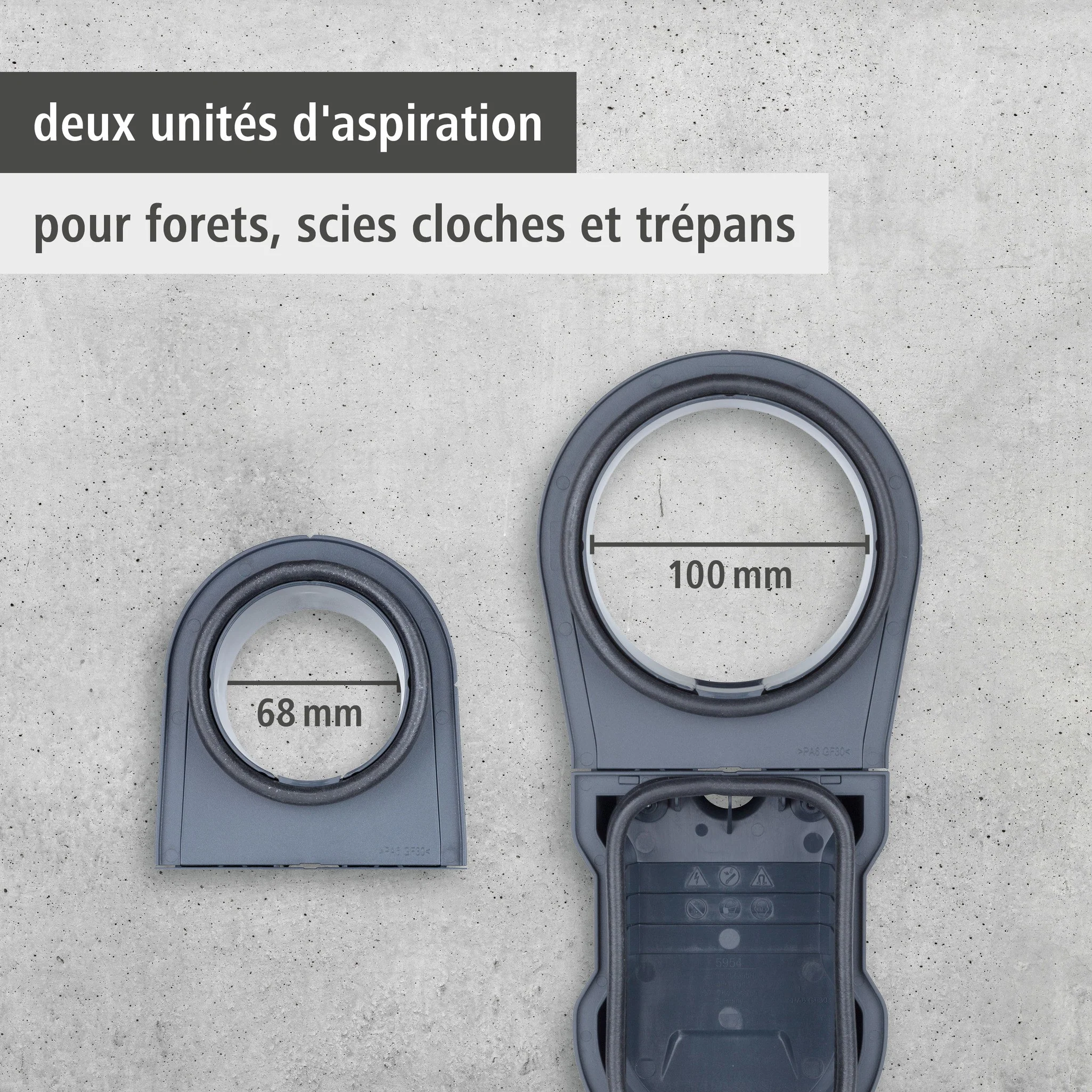Système d'aspiration trépans/forets - WOLFCRAFT - 5954000 - Image 2