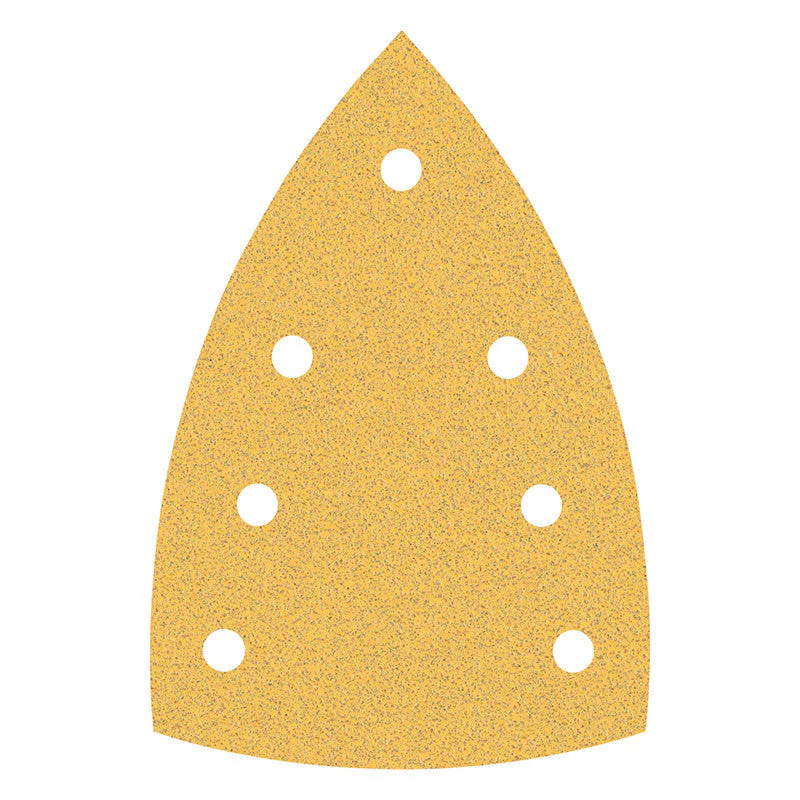 10 Feuilles triangulaires abrasives C470, 100x150 mm