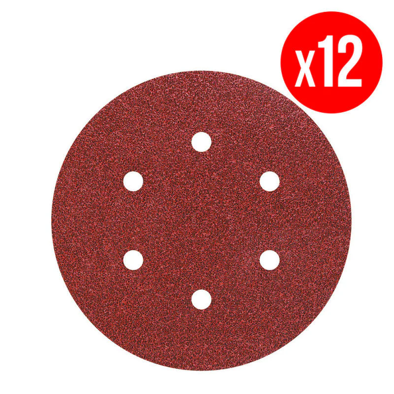 12 disques auto-agrippants WOLFCRAFT 1838000 Ø150