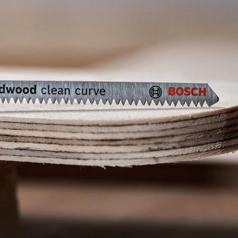 2 Lames de Scie Sauteuse BOSCH BIM  Pann. laminés 83mm T101AOF - Image 3