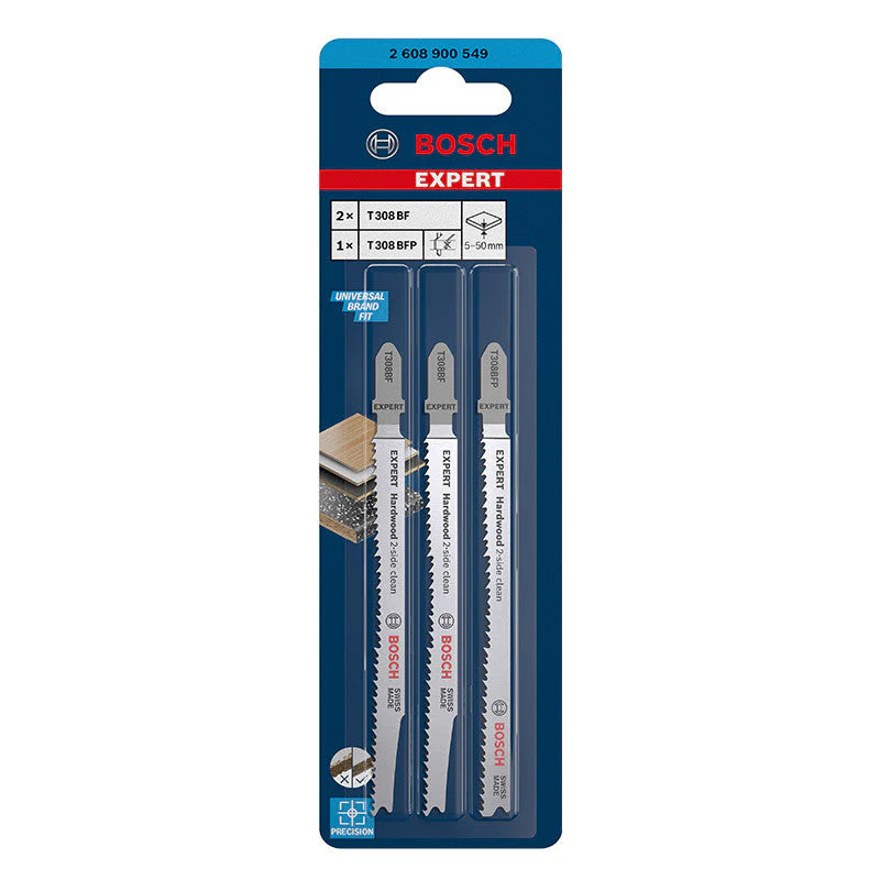 3 Lames de scie sauteuse BOSCH 2608900549 - Image 2