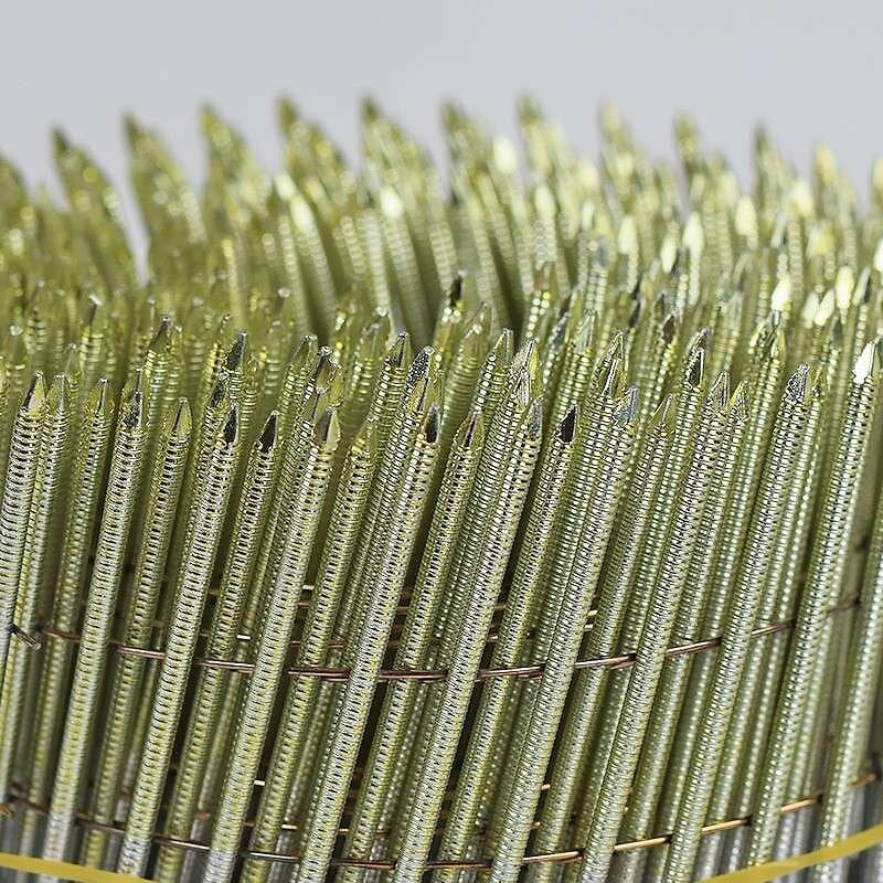 3600 Pointes en rouleau 90 x 3.1 mm 16° NORFIX NFX11387 plat zingué bichromaté 13µ annelées liaison fil cuivré - Image 3