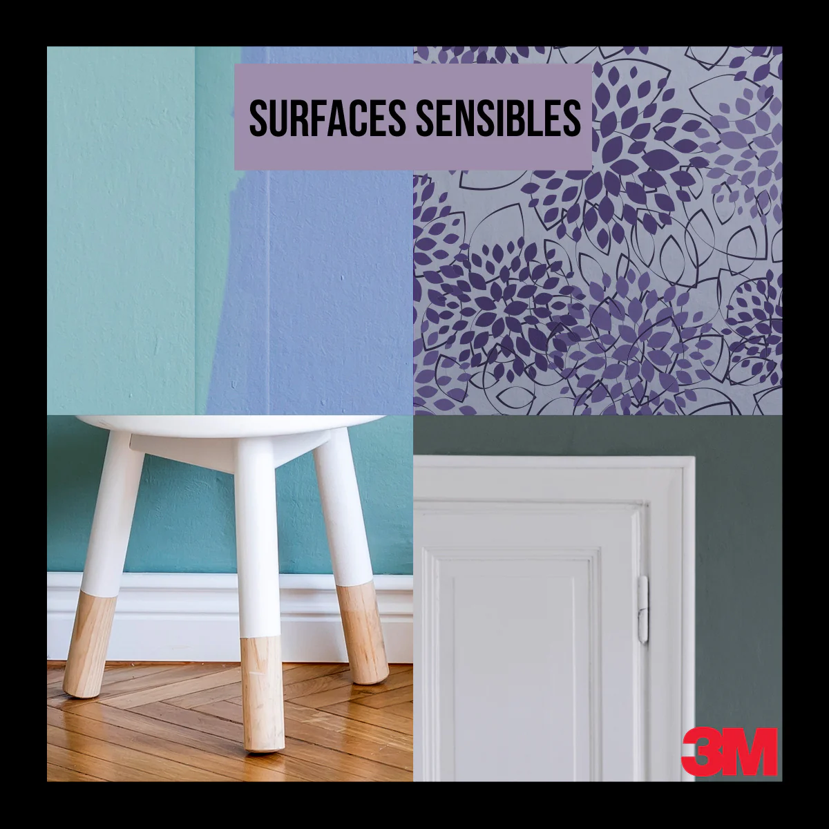 3M™ 2071 - Masquage haute précision - Surfaces délicates - PEFC Violet 50m x 24mm - Image 4