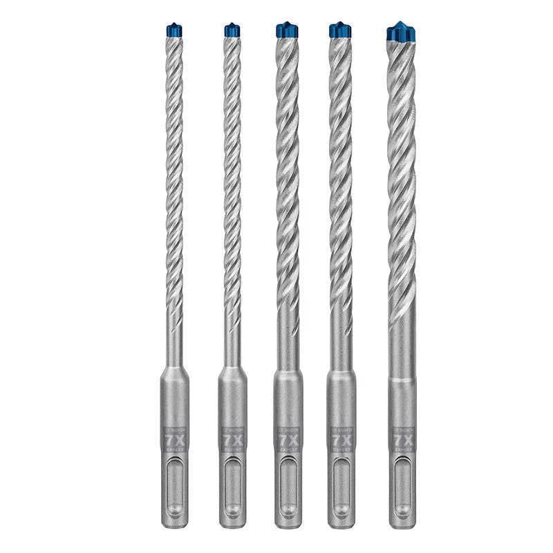 5 Forets BOSCH 2608900198 Robust Line SDS-plus-7X pour perforateur 6 6 8 8 10 mm - Image 2