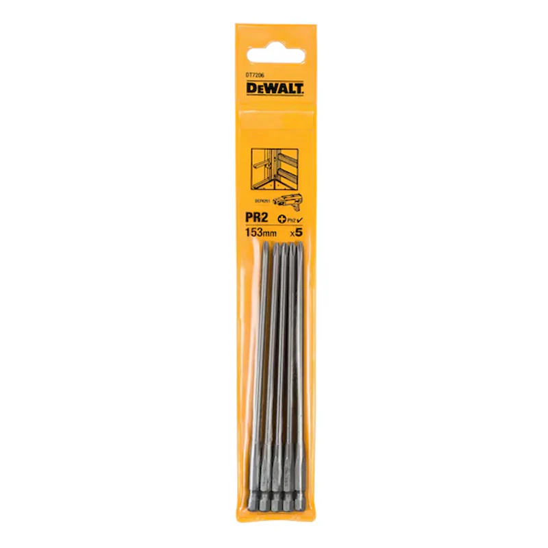 5 porte-embouts de vis en bande 153 mm DEWALT DT7206-QZ