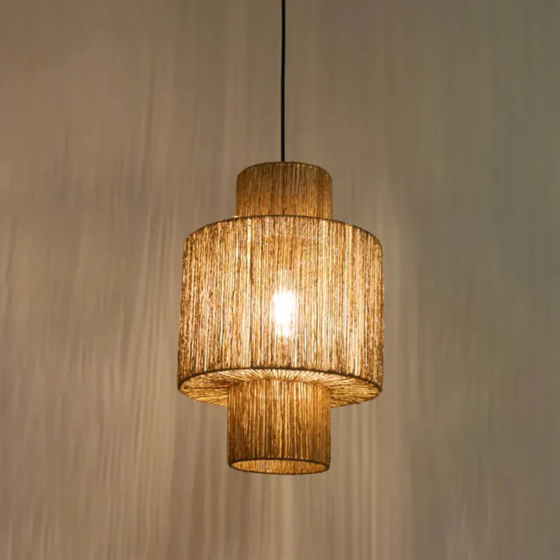 Abat-jour pour suspension Charles en jute - ⌀ 30 cm - marron - Image 3