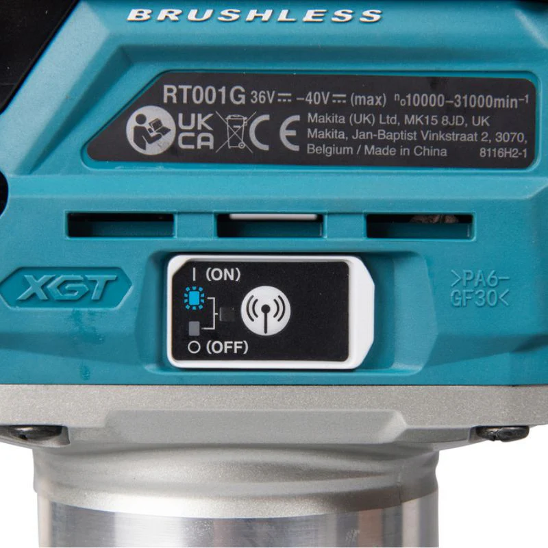 Affleureuse 40V max 35 mm XGT MAKITA RT001GZ10 (vendu sans batterie) - Image 3