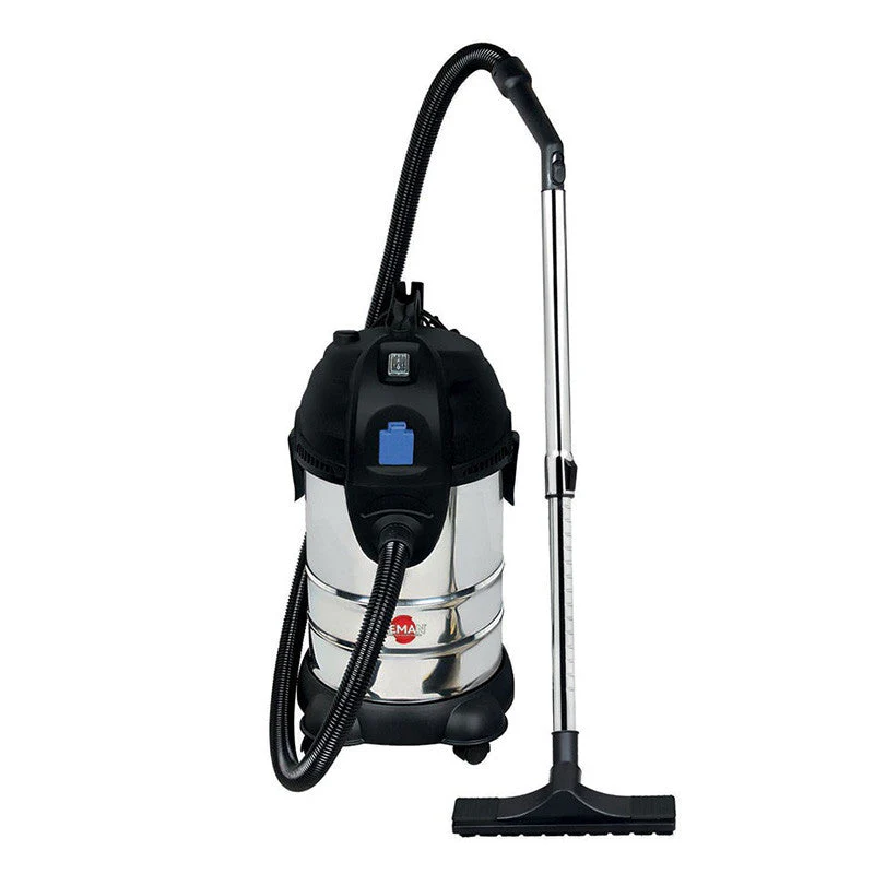 Aspirateur Souffleur eau et poussière - LEMAN - LOASP306 Cuve Inox 30 L - 1400W - Décolmatage manuel