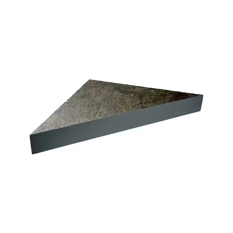 Banc d'angle pour douche en pierre naturelle 53 x 53 x 8 cm MARMOX - Image 2