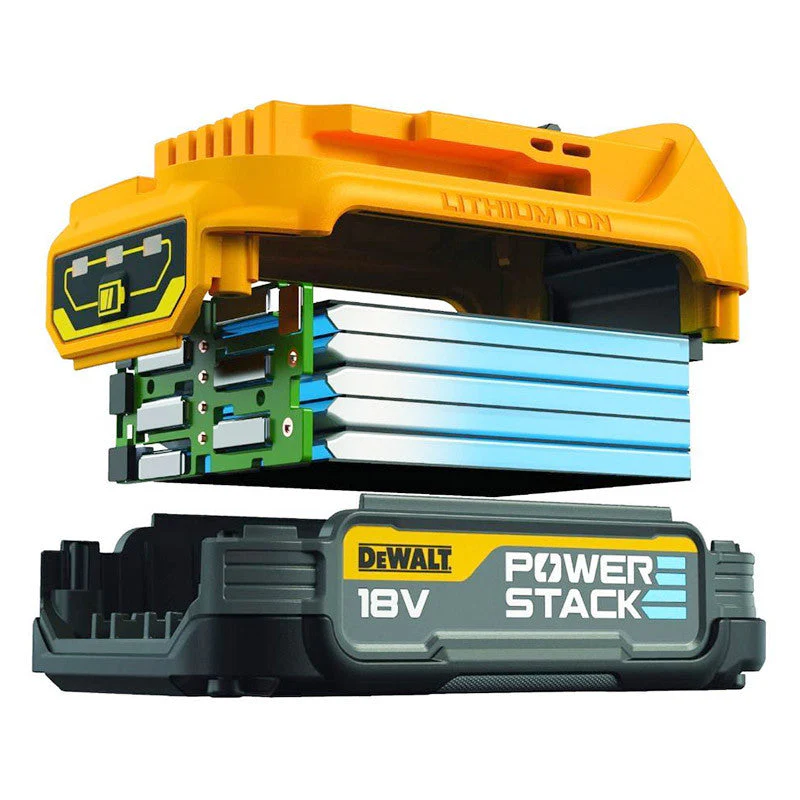 2 Batteries 1,7 Ah 18V DEWALT POWERSTACK DCBP034-XJ Li-Ion - Image 3