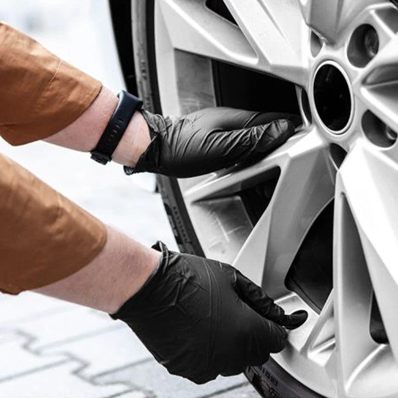 Boite de 100 gants nitrile noirs NEOTOOLS - Image 3