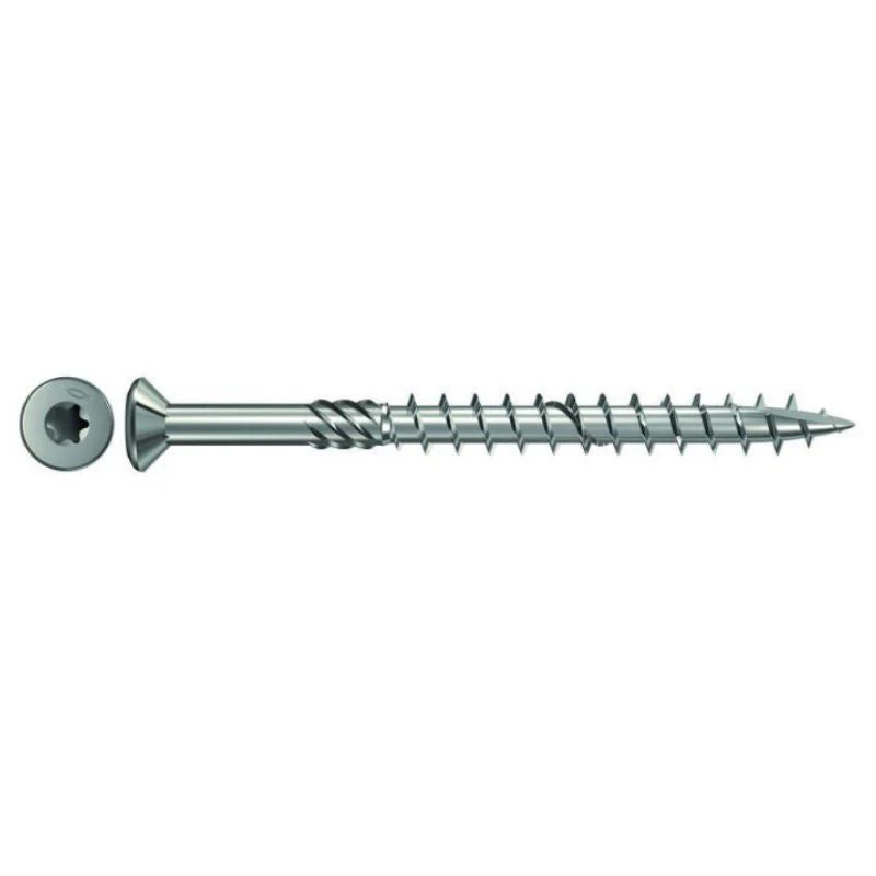 Boîte de 150 vis de terrasse FISCHER TX inox tête fraisée/ filetage partiel 5,0 x 60 mm