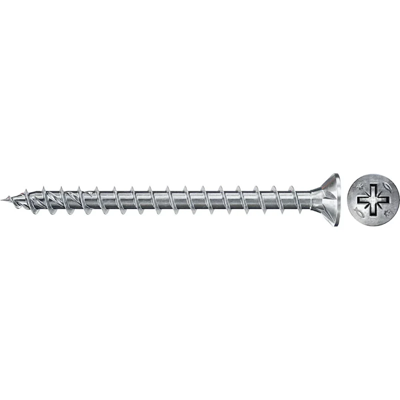 Boîte de 500 vis à bois FISCHER Power-Fast FPF II CZF - 5 x 40 mm