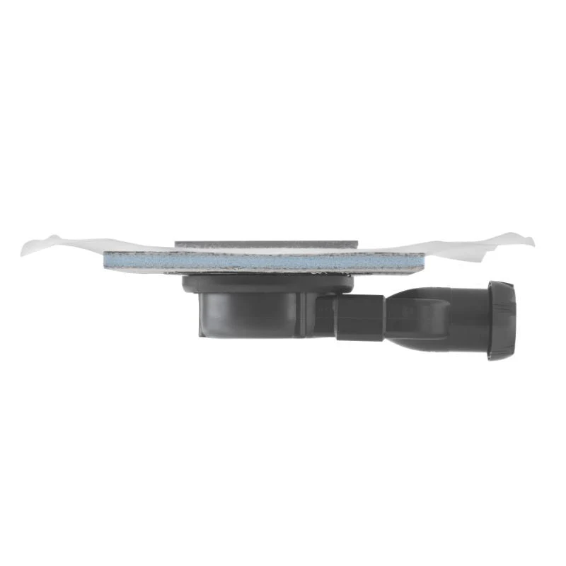 Bonde de sol pour douche italienne MARMOX RC20SLIM - Siphon ultra-plat horizontal - 20x20cm - Image 3
