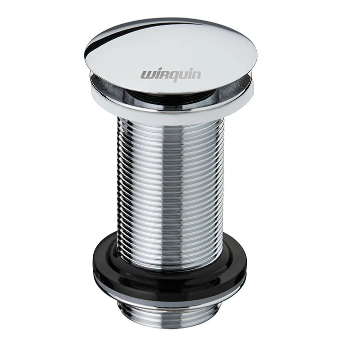 Bonde Wirquin de lavabo, fermeture Quick-Clac, en laiton chromé, H100mm - Wirquin - 30723416
