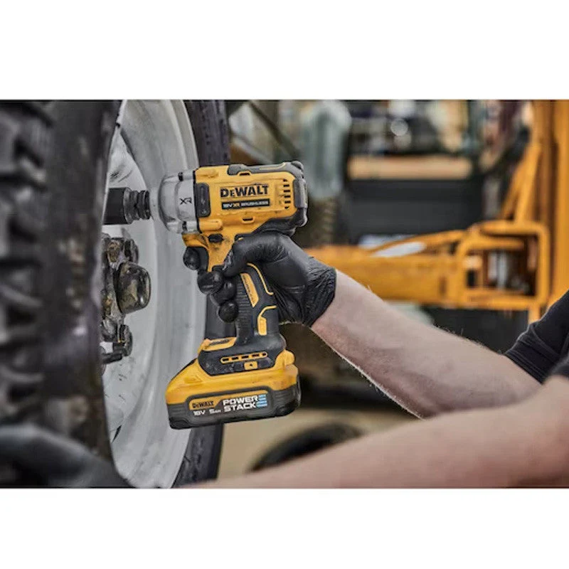 Boulonneuse à chocs ½” 812 Nm 18V DEWALT DCF891H2T-QW Brushless avec coffret et 2 batteries 5,0 Ah POWERSTACK - Image 4