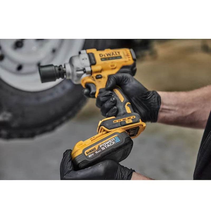 Boulonneuse à chocs ½” 812 Nm 18V DEWALT DCF891H2T-QW Brushless avec coffret et 2 batteries 5,0 Ah POWERSTACK - Image 5