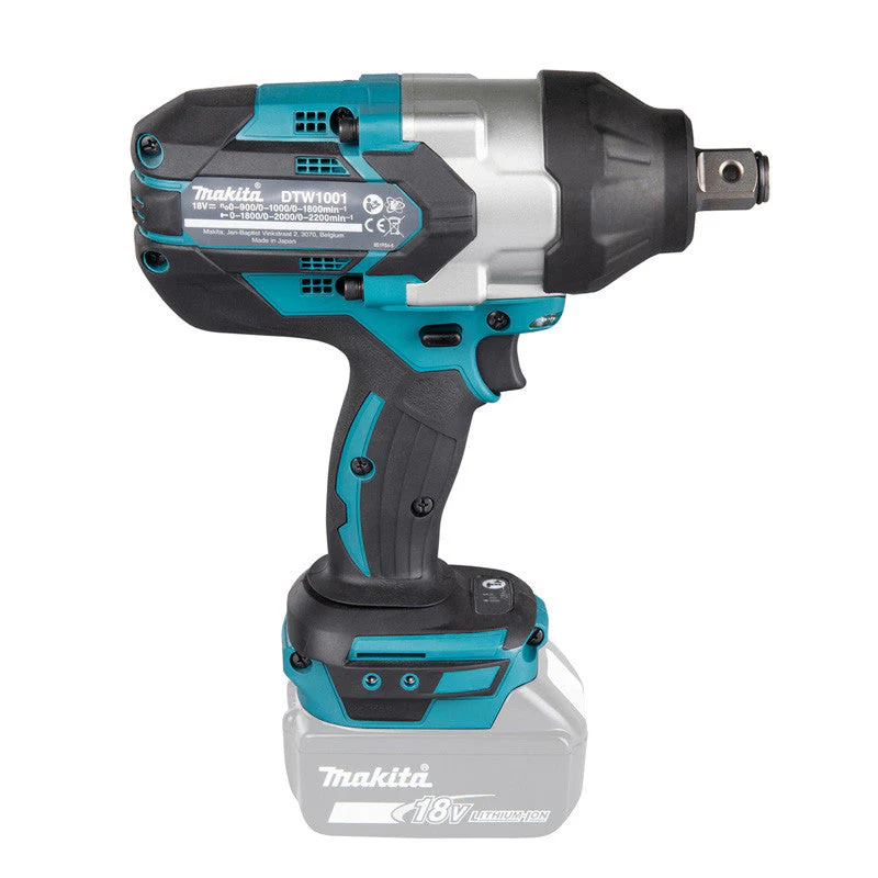 Boulonneuse à chocs MAKITA DTW1001ZJ 18 V Li-ion 1050 Nm (produit seul) - Image 2