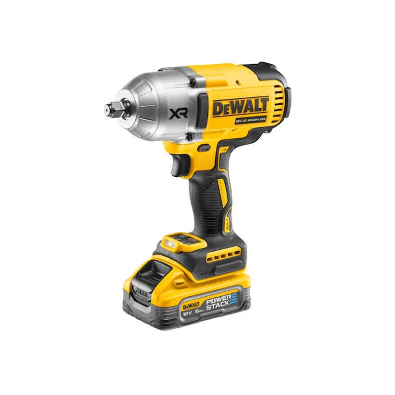 Boulonneuse à chocs ½” 1396 Nm 18V DEWALT DCF900H2T-QW Brushless avec coffret, jonc de sécurité et 2 batteries 5,0 Ah POWERSTACK - Image 2
