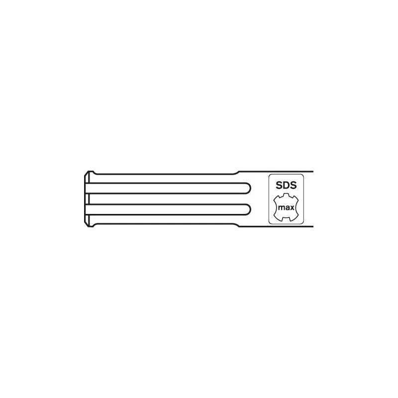 Burin plat BOSCH PRO 2608690141 SDS-Max - Image 3