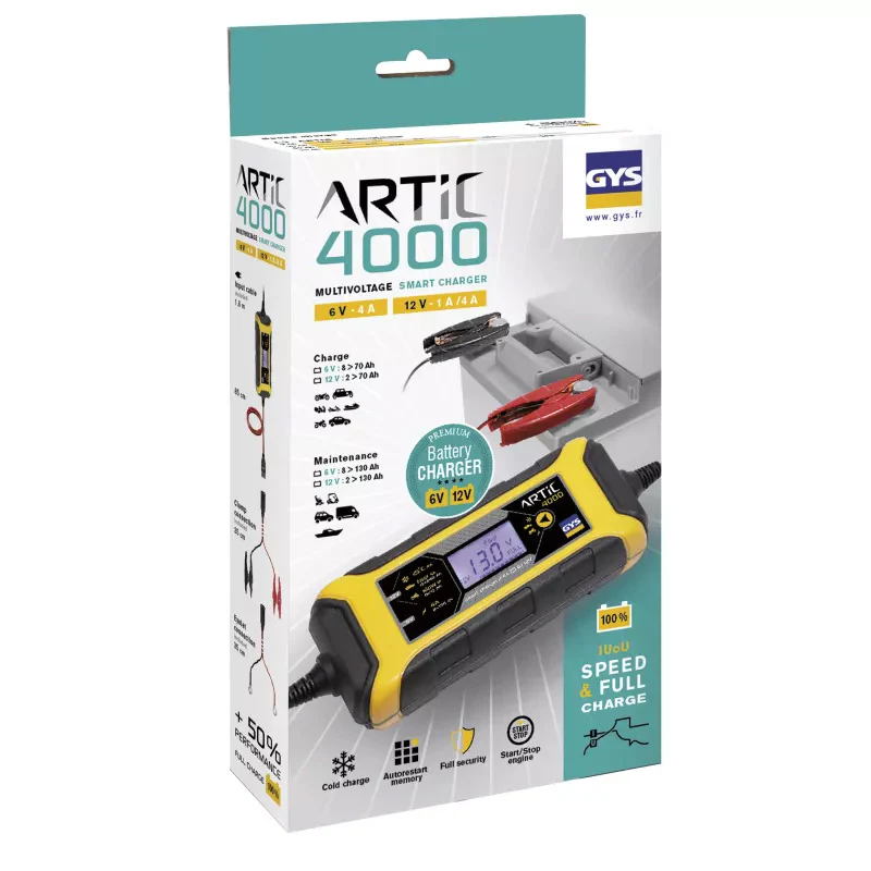 Chargeur de Batterie GYS ARTIC 4000 - Image 3