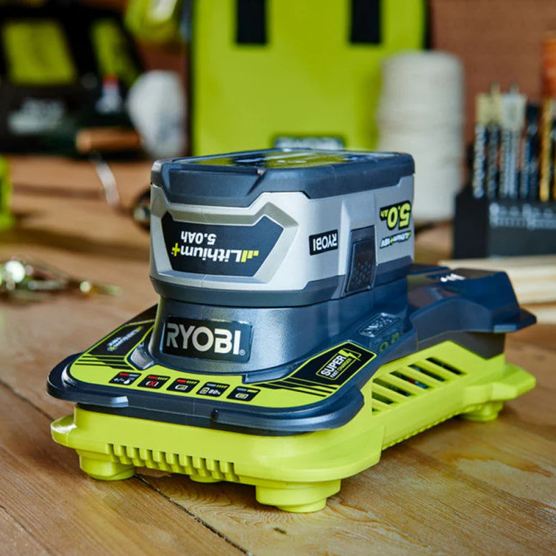 Chargeur RYOBI RC18-150 ultra rapide 18V One+ - bat Li-Ion - Image 2