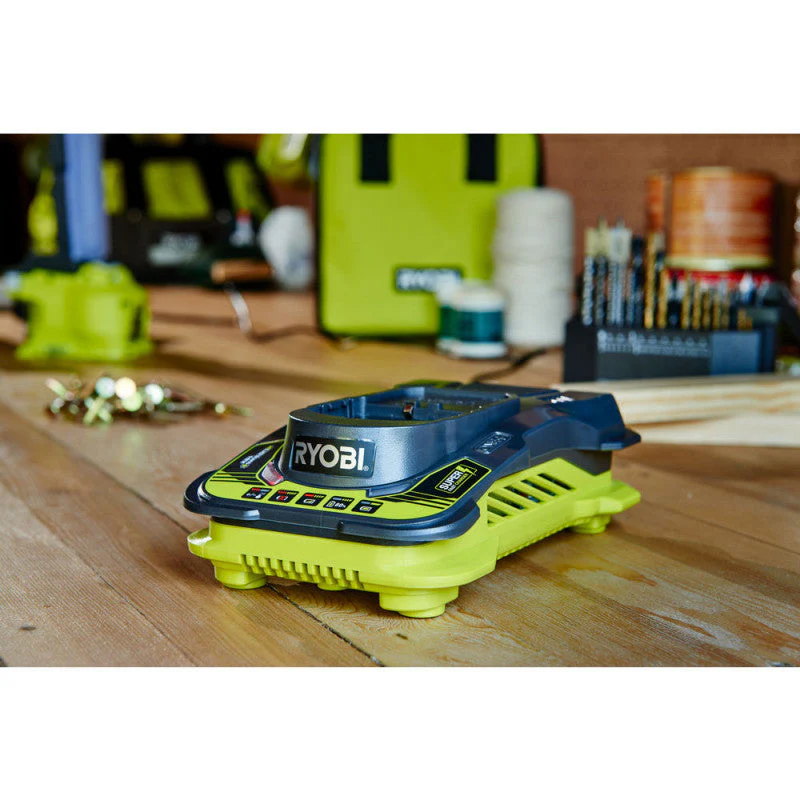 Chargeur RYOBI RC18-150 ultra rapide 18V One+ - bat Li-Ion - Image 3
