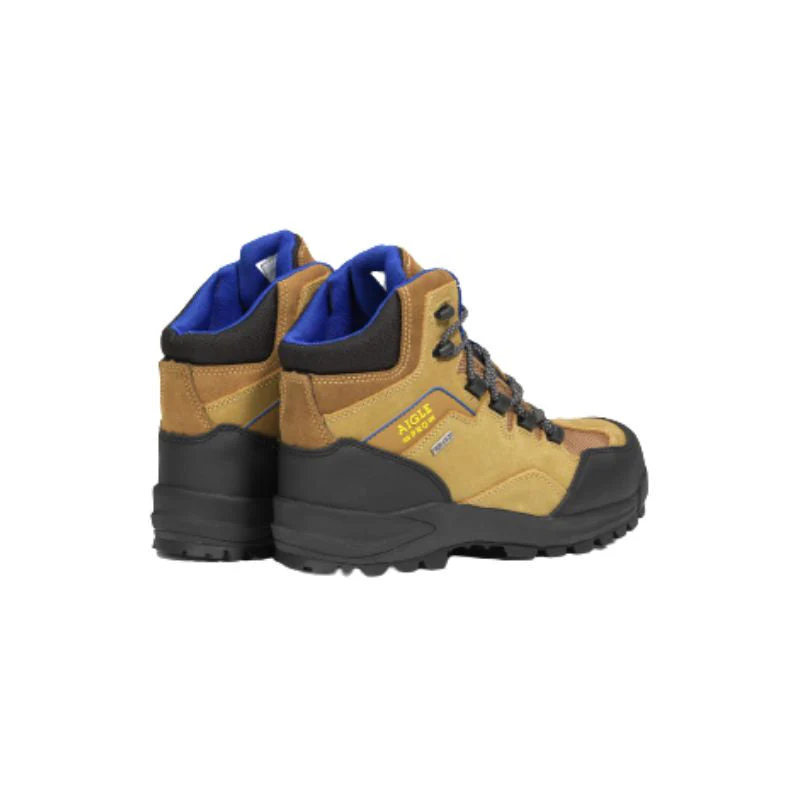 Chaussures de sécurité cuir AIGLE S3 NASSIO EVO CAMEL - étanche et respirante - Image 3