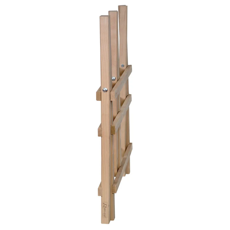 Chevalet porte buche RIBIMEX en bois 3 branches - Image 2