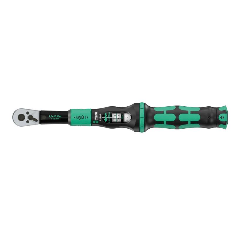Clé dynamométrique  Click-Torque Lock A 5, 1/4" x 2.5-25 Nm - WERA - 05075690001