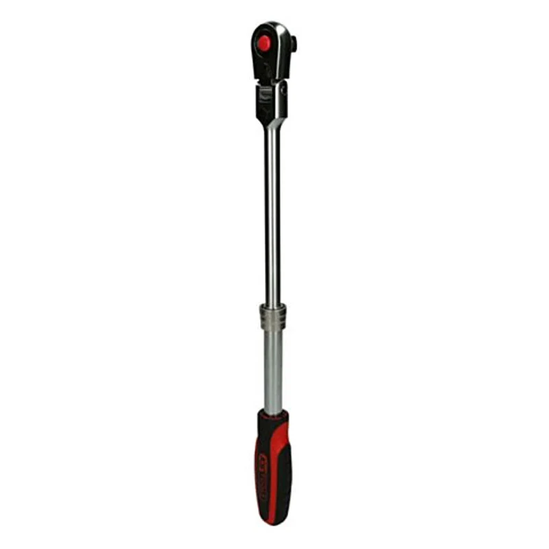 Cliquet télescopique réversible 1/2'' à tête articulée, 72 dents  - KS TOOLS - 920.1330