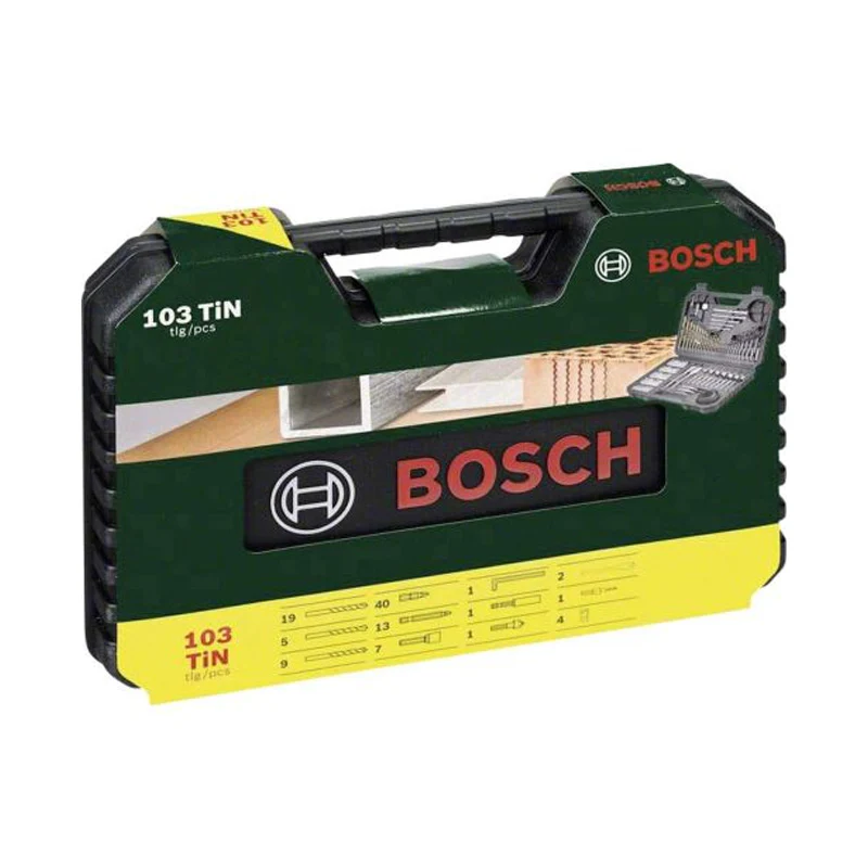 Coffret Bosch Pro  V-LINE 103 PCS Jeu de forets et d'embouts en titane - Image 2