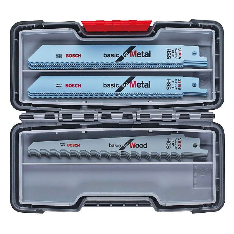 Coffret de 15 lames pour scie sabre BOSCH PRO 2607010901 - Image 2