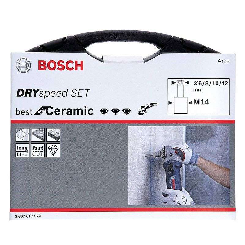 Coffret de 4 scies trépans BOSCH PRO 2607017579 diamantées à sec Dry Speed - Image 2