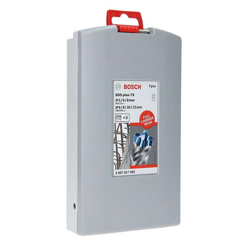 Coffret de 7 forets BOSCH PRO 2607017502 SDS-plus-7X - Image 2
