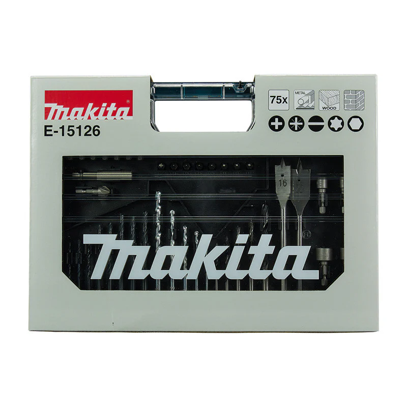 Coffret de 75 accessoires de perçage et vissage MAKITA E-15126 - Image 3