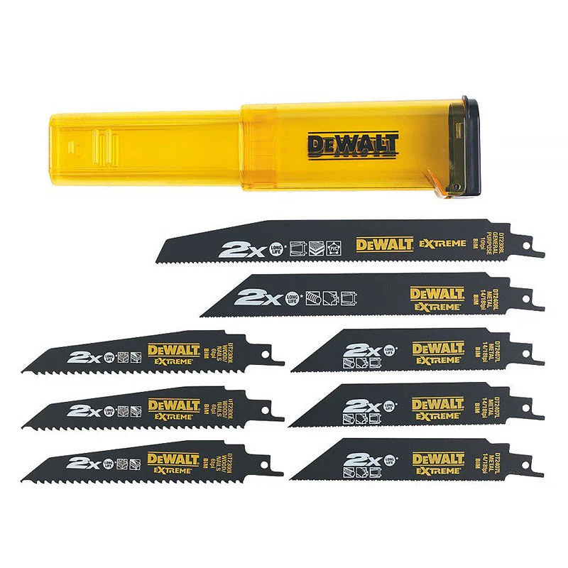 Coffret de 8 lames DEWALT  DT2443L-QZ pour scie sabre - Image 2