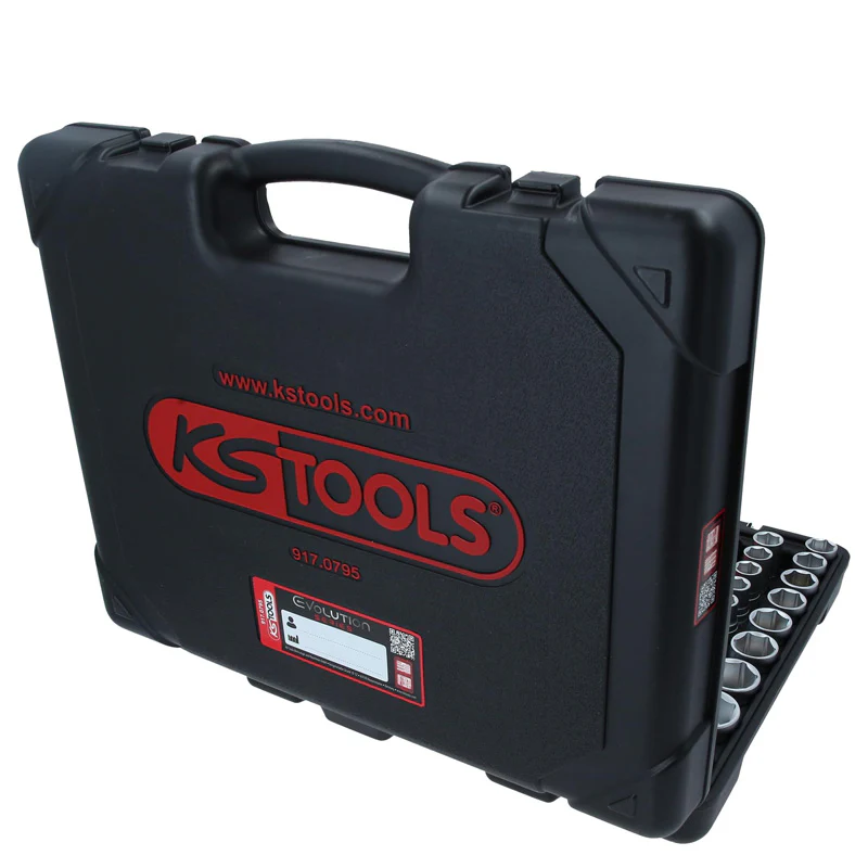 Coffret de douilles et accessoires 1/4 + 3/8 + 1/2, 195 pcs  - KS TOOLS - 917.0795 - Image 3
