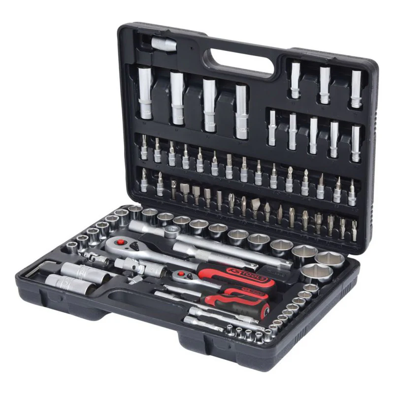 Coffret de douilles F6 1/4'' - 1/2'' - CHROMEmat - 94 pcs  - KS TOOLS - 911.0694 - Image 3