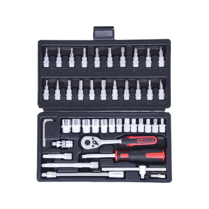 Coffret de douilles F6 1/4'' - CHROMEmat - 46 pcs  - KS TOOLS - 911.0646 - Image 2