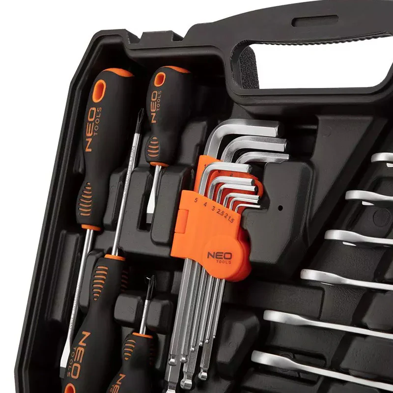 Coffret ensemble d'outils 100 pièces 1/2", 1/4" NEO TOOLS - 10-206 - Image 6
