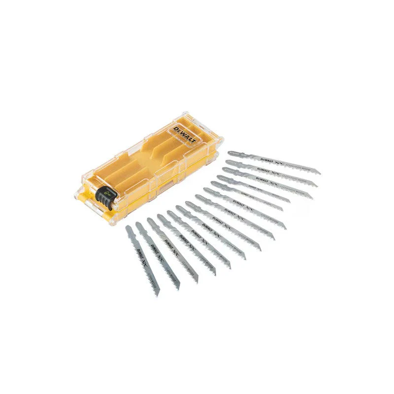 Coffret plastique de 14 lames DEWALT DT2298-QZ XPC HCS bi-métal pour bois + 1 boîte de rangement - Image 2