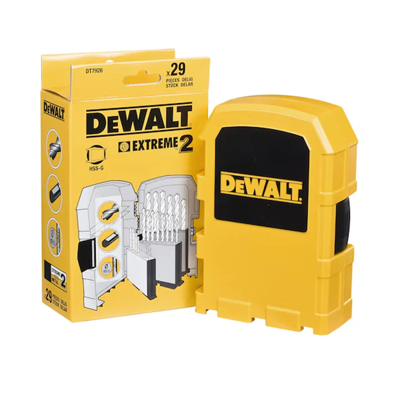 Coffret plastique de 29 forets métal HSS-G Extreme DEWALT DT7926-XJ - Image 2
