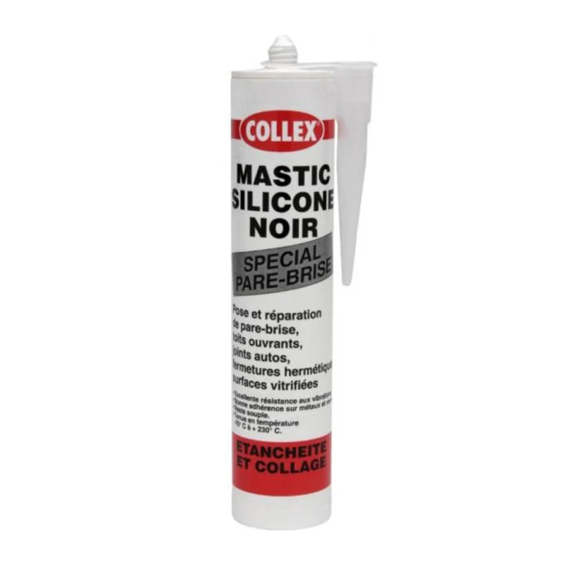 Collex Mastic GEB silicone noir spécial pare brise, toits ouvrants, joints autos 310ml - GEB - 501833 - Image 3