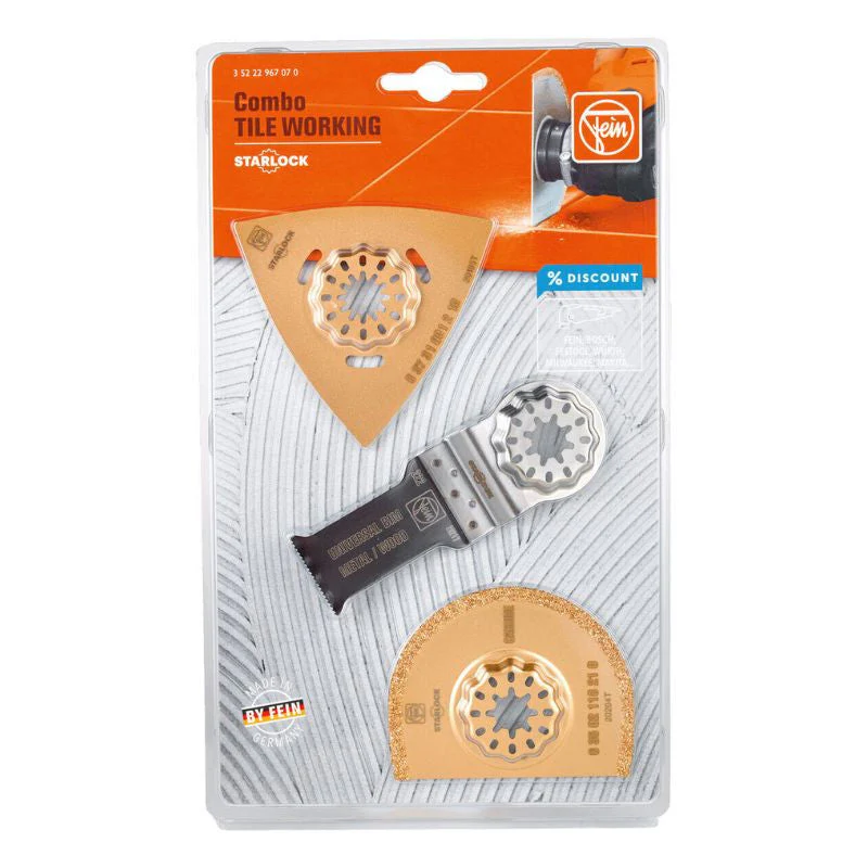 Combo SL3 Kit lames pour rénovation sols et salles de bain FEIN 35222967070 STARLOCK - Image 3