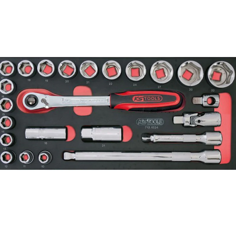Composition d'outils 3 tiroirs pour servante, 158 pièces  - KS TOOLS - 714.0158 - Image 6