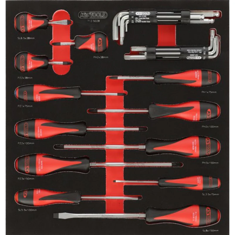 Composition d'outils 6 tiroirs pour servante, 455 pièces  - KS TOOLS - 714.0452 - Image 14